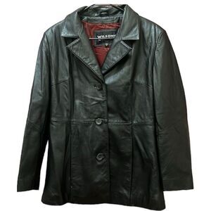 Wilson’s Black Leather Jacket